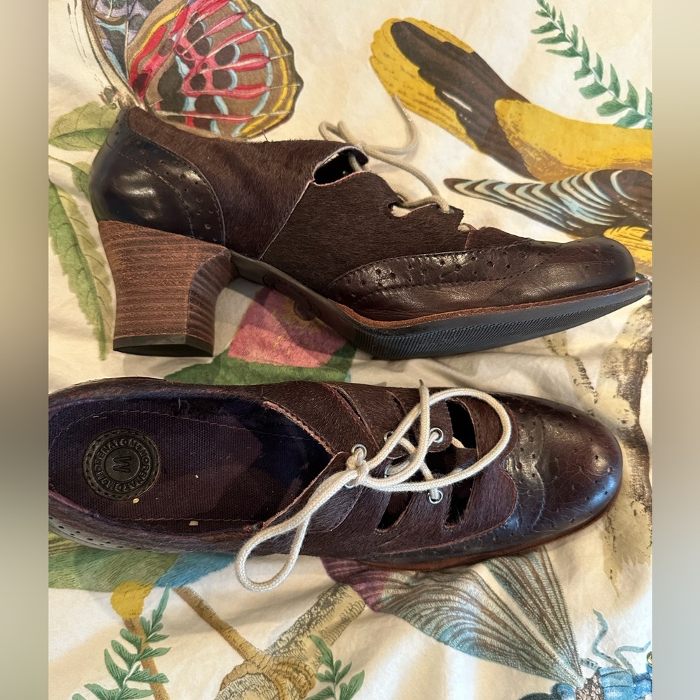 Morenatom Brown Calf-hair/Leather Sz 41